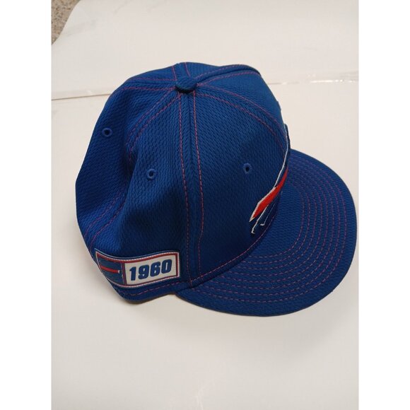 Buffalo BILLS NFL Football Fitted 59Fifty Size 7-5/ Est 60 New Era Hat Cap Blue! - Picture 2 of 9